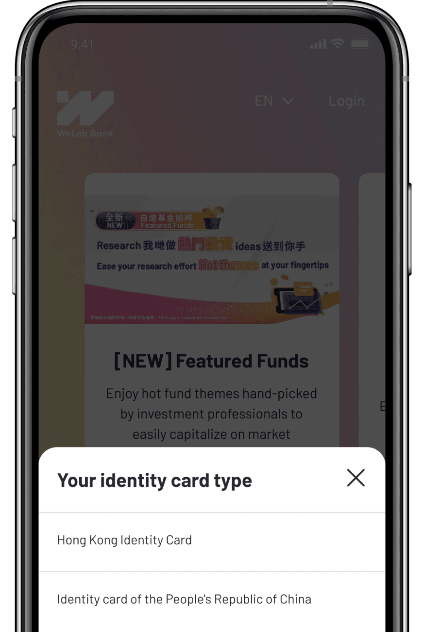 Select the certificate type