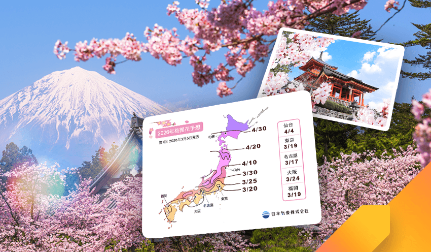 🌸日本樱花季 2026 全攻略：最新花期、东京、京都必去赏樱景点